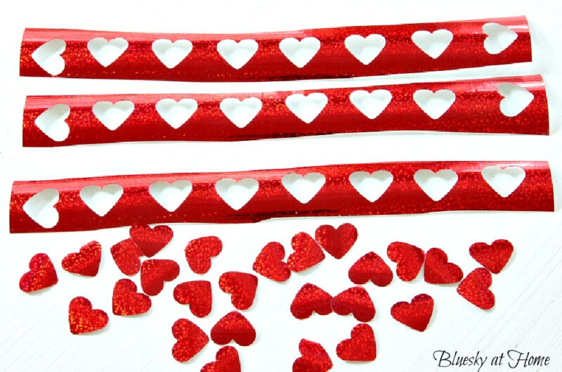 4 Red and White DIY Valentine's Day Heart Decorations - Bluesky at Home