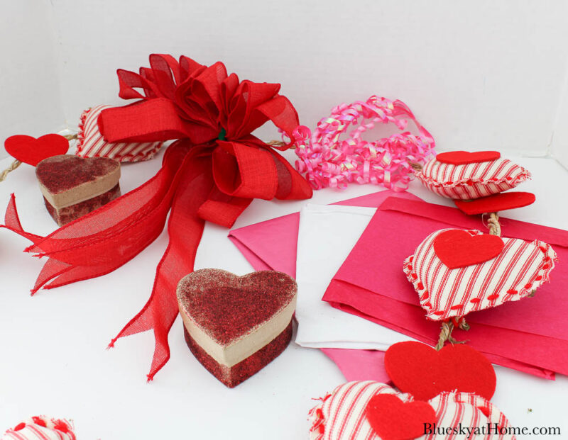 Valentine heart decorations
