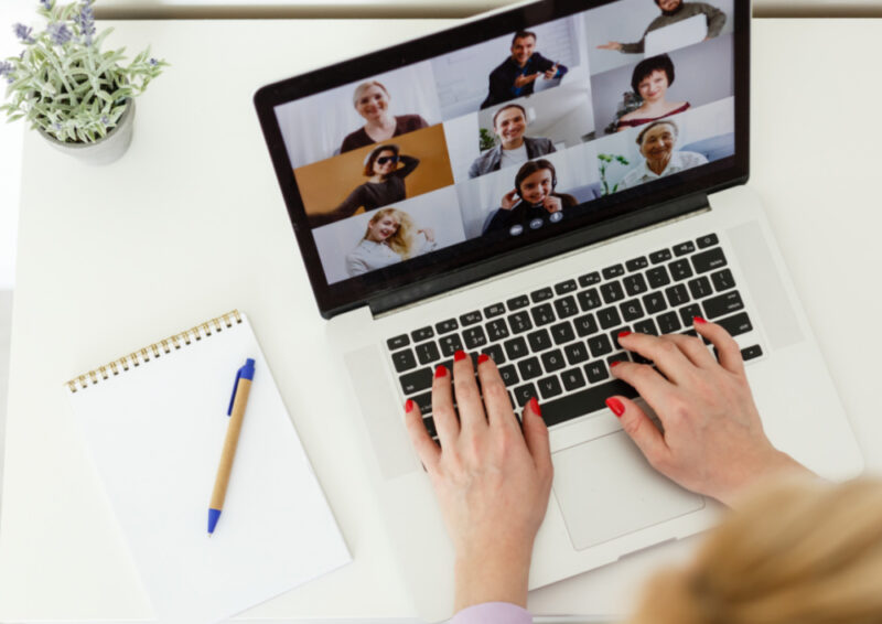 computer screen with images on screen