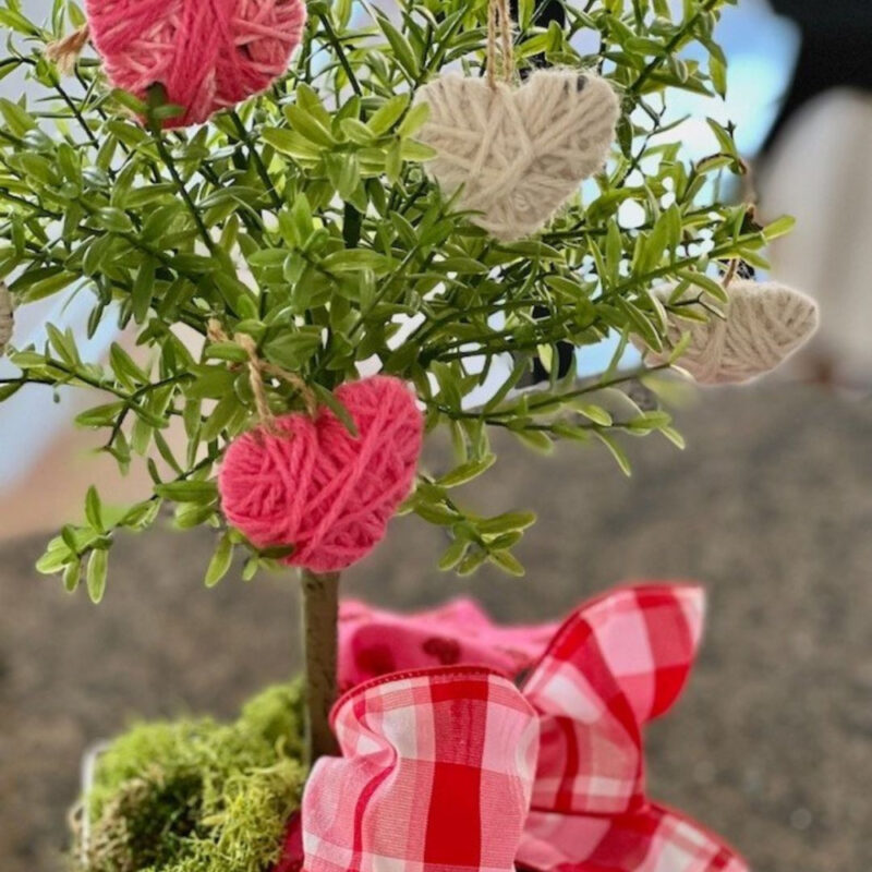 How to Create a Fun DIY Valentine's Day Tree - Feet Under My Table