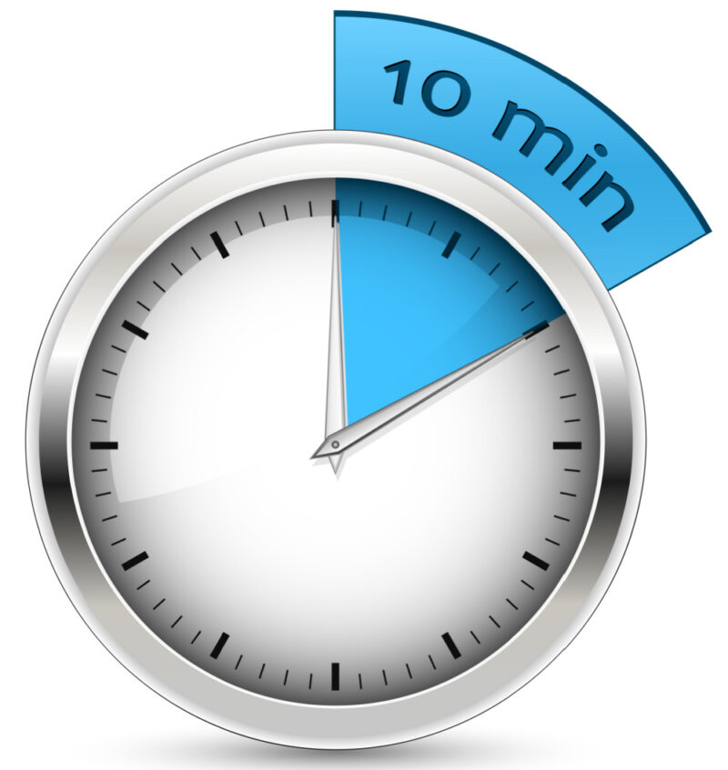 10-minute timer