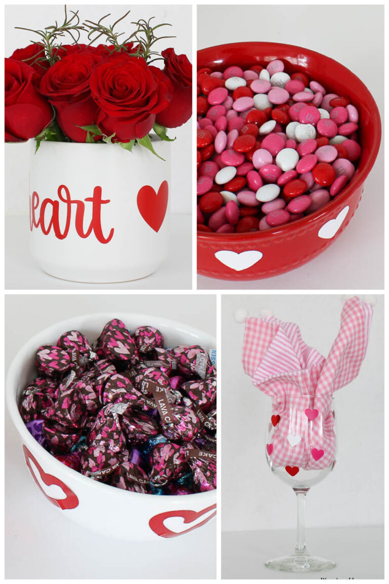 Valentine's day sticker decorating ideas