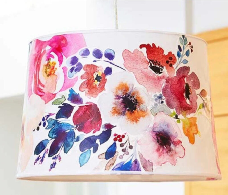 floral lampshade