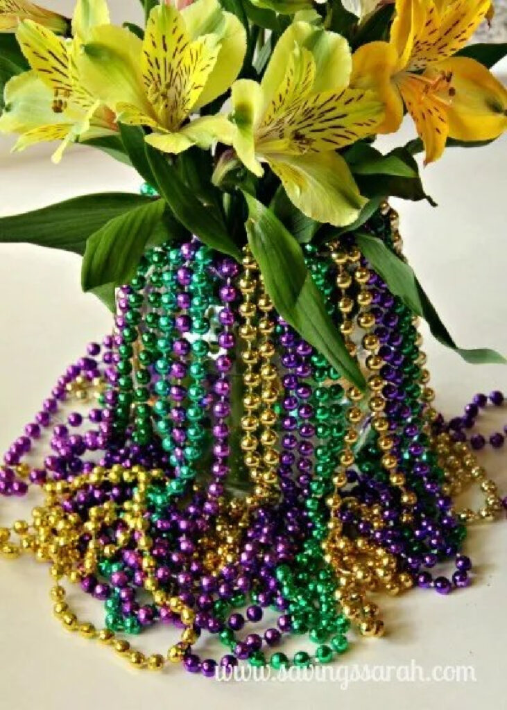 Mardi Gras centerpiece