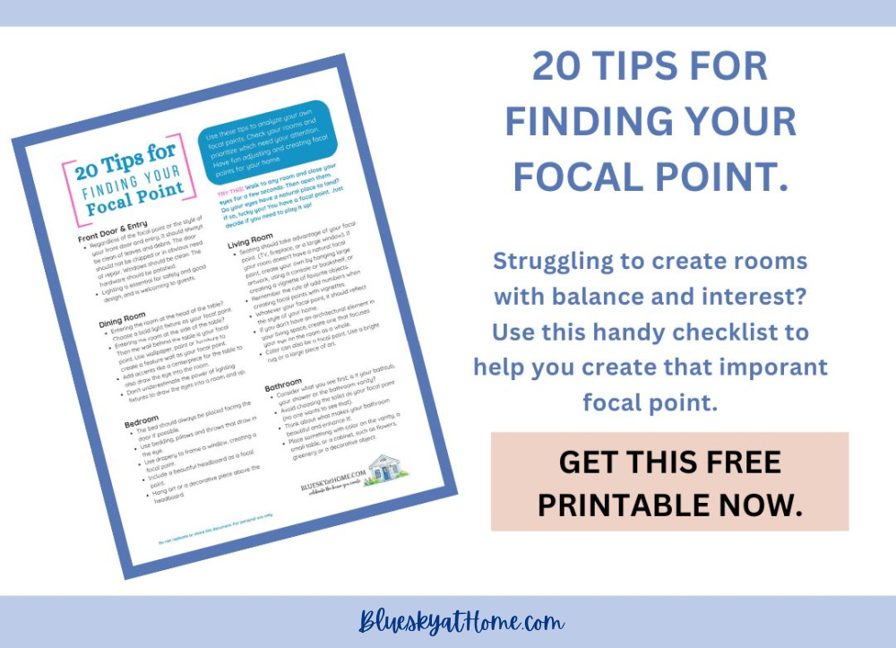 How to Create a Focal Point in Your Home Spaces - Bluesky at Home