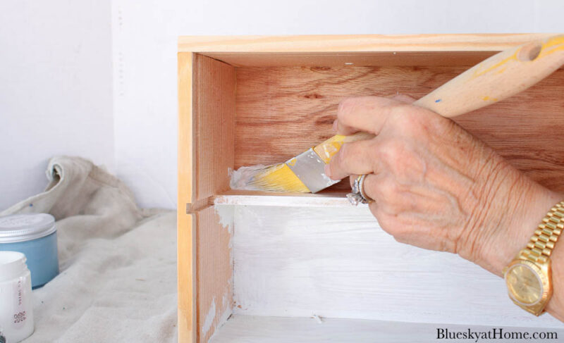 painting wood box
