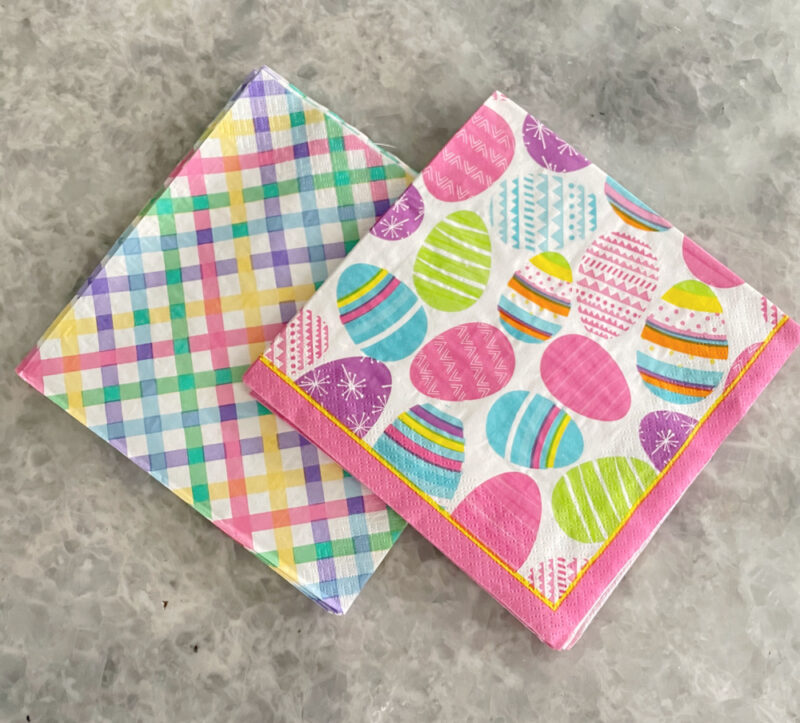 Easter napkins 