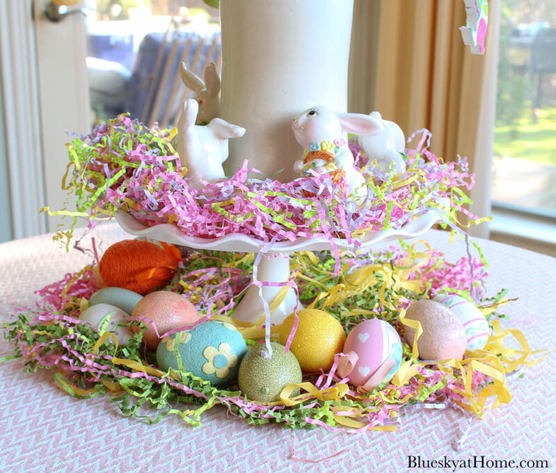 easy DIY Easter bunny tree