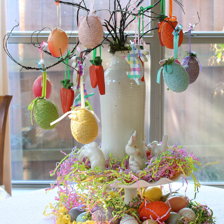 How to Make an Easy DIY Easter Bunny Tree