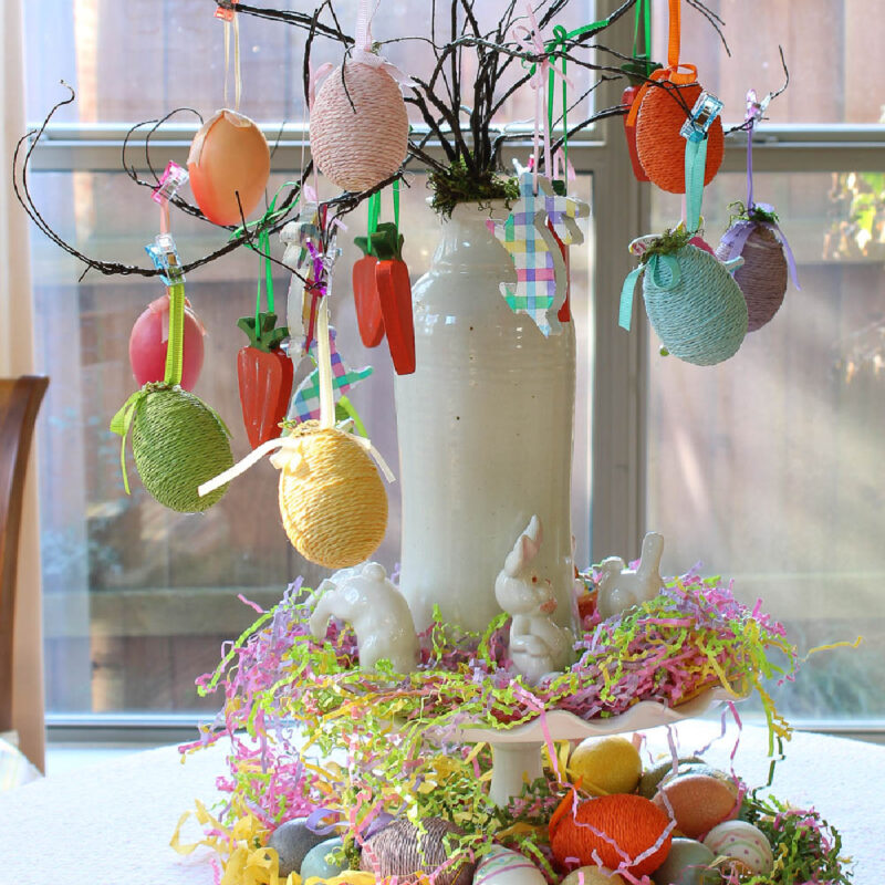 Easter bunny tree