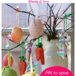 easy Easter bunny tree graphic
