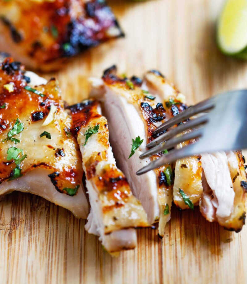 grilled chicken thighs