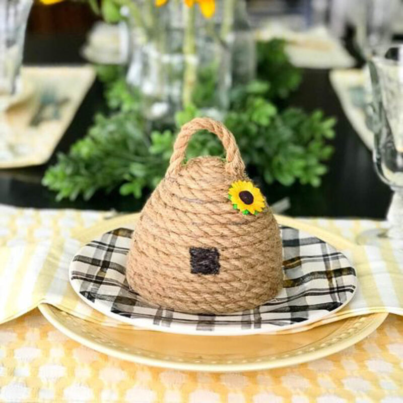 Spring DIY bee skep