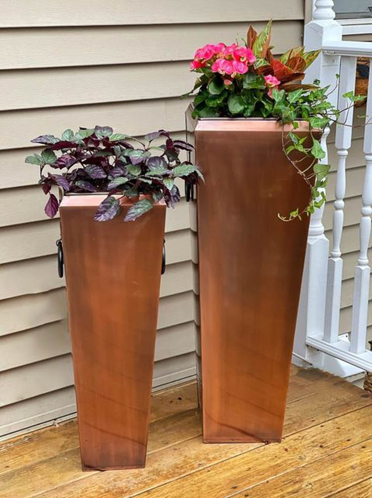 DIY wood planters