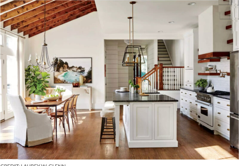 sunny kitchen and dining room