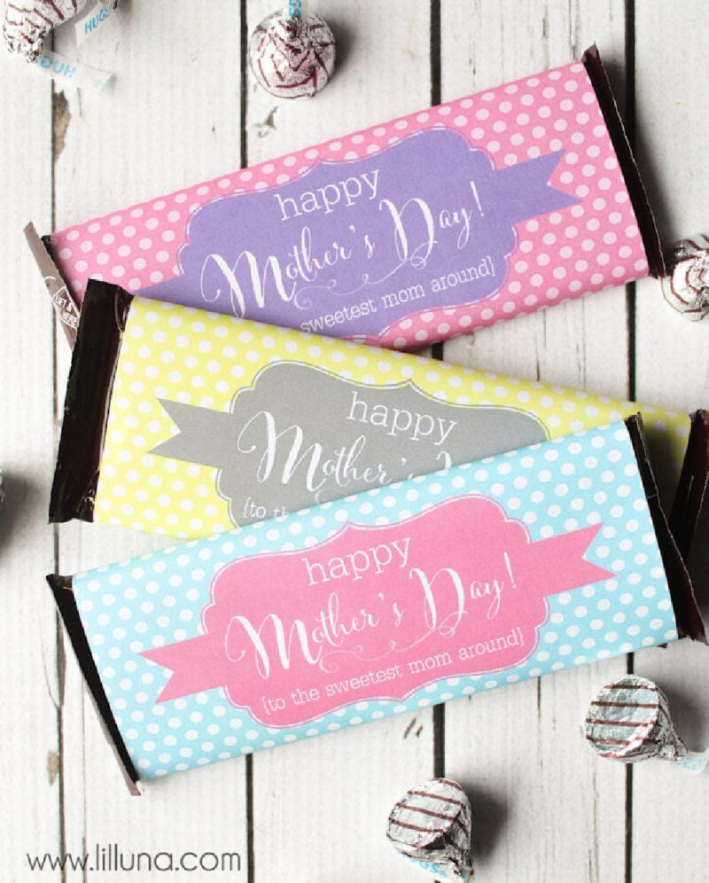 homemade candy bar wrappers