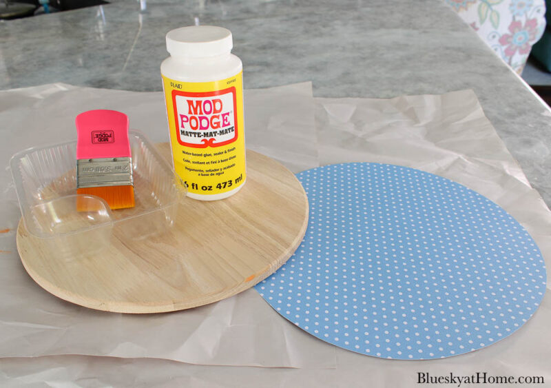 Lazy Susan project supplies