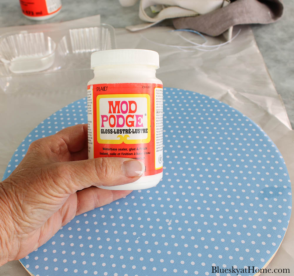 How to Decorate a Lazy Susan from the Dollar Spot Bluesky at Home