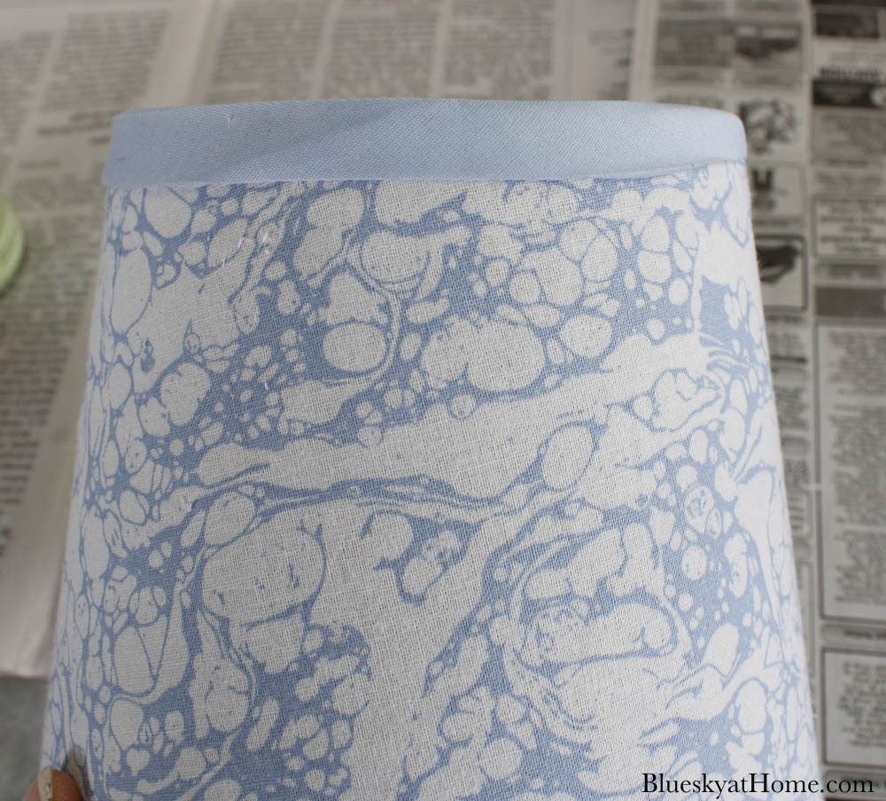 How to Cover a Lamp Shade with Fabric in 9 Steps Bluesky at Home