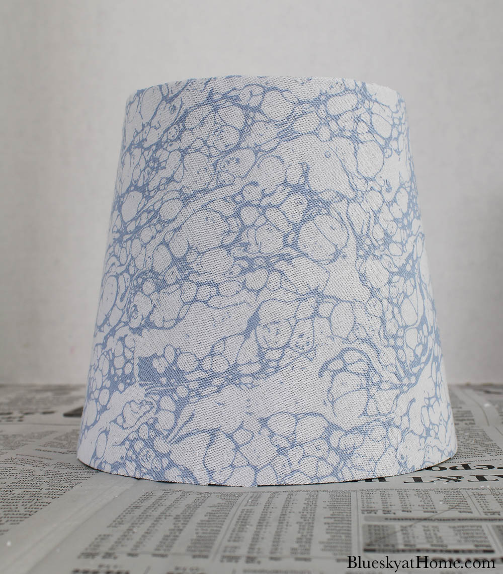 How to Cover a Lamp Shade with Fabric in 9 Steps Bluesky at Home