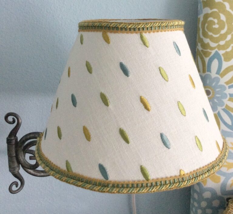 How to Cover a Lamp Shade with Fabric in 9 Steps Bluesky at Home