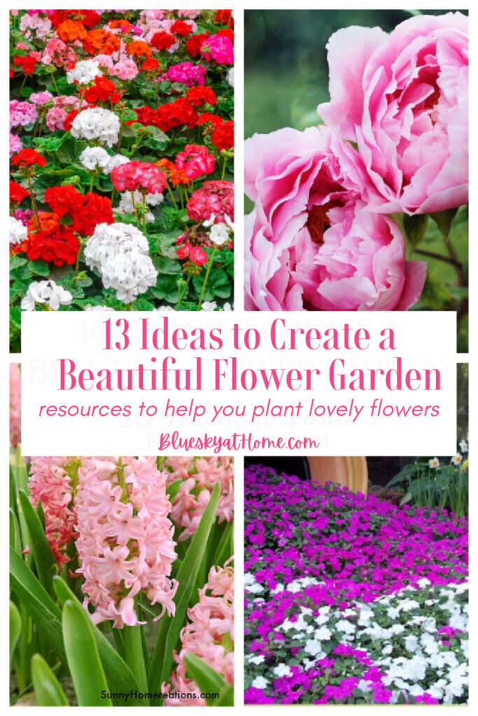 13 flower garden resources graphic