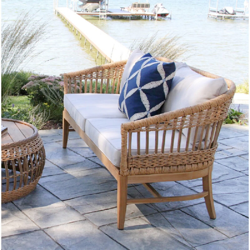 wicker love seat