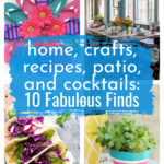 home decor, table, recipes, cocktails and accessories