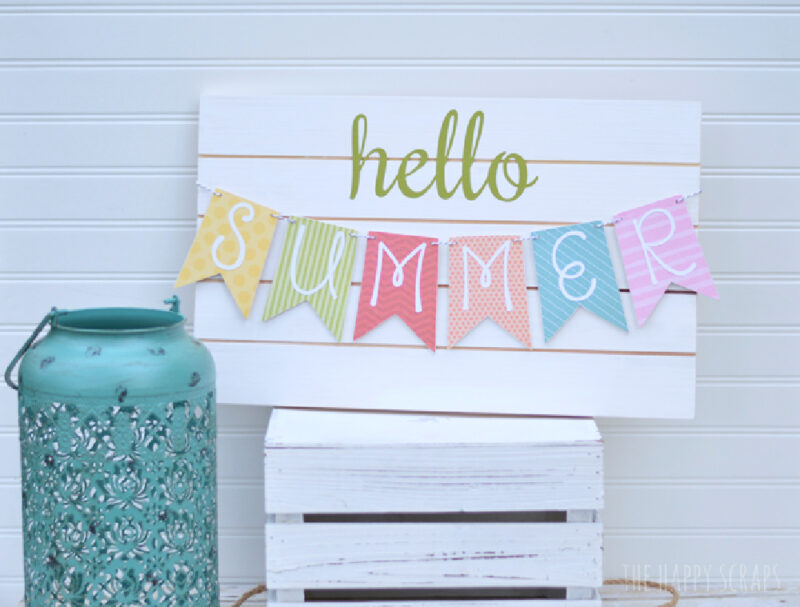 summer DIY banner