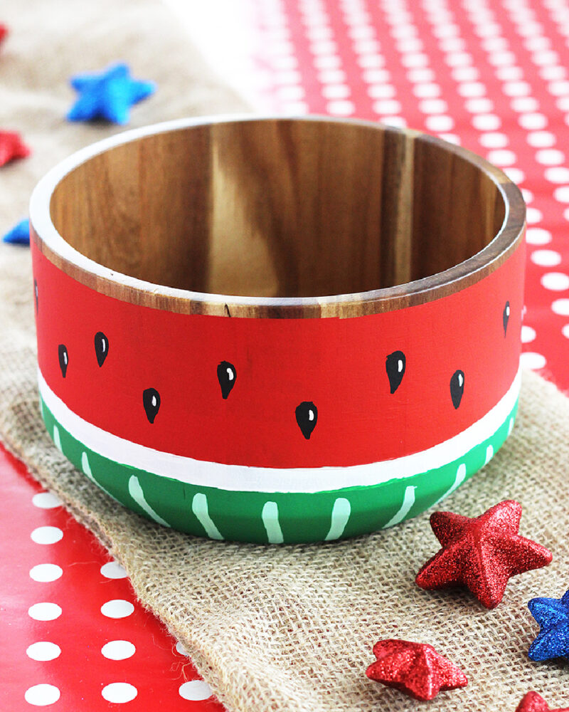DIY watermelon bowl