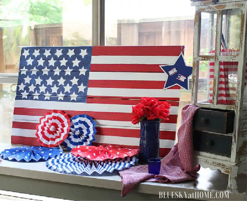 How to Paint a DIY American Flag