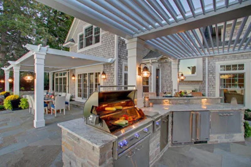 outdoor kitchen