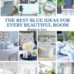 blue home decor idea graphics