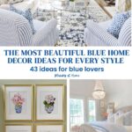 blue home decor idea graphics