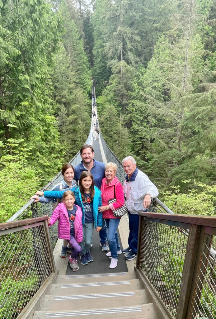 Vancouver Capilona Park suspension bridge