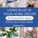 beautiful blue home decor ideas