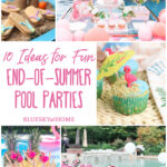 10 end-of-summer pool party collage