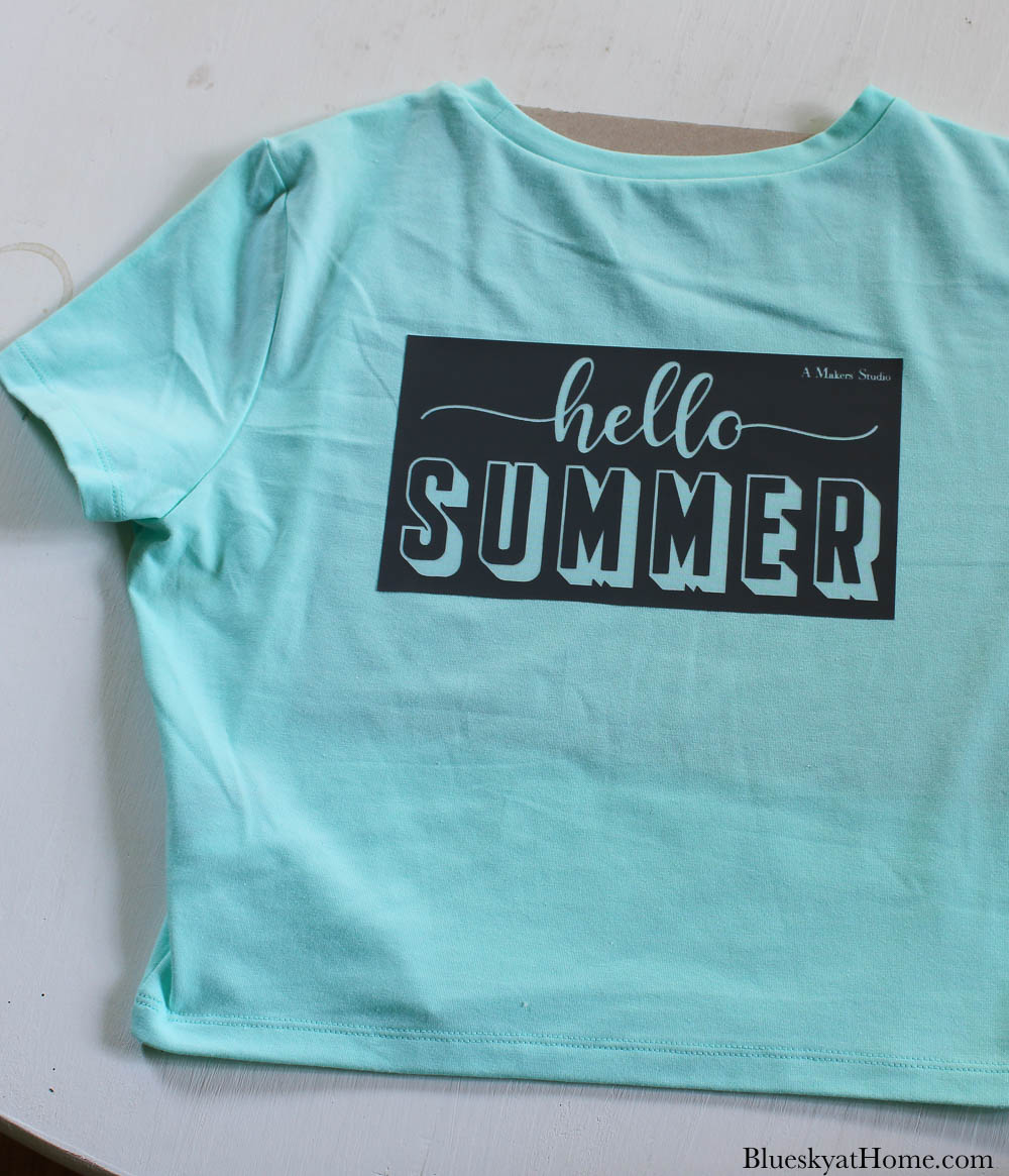 How to Decorate a TShirt with Paint and Stencils Bluesky at Home