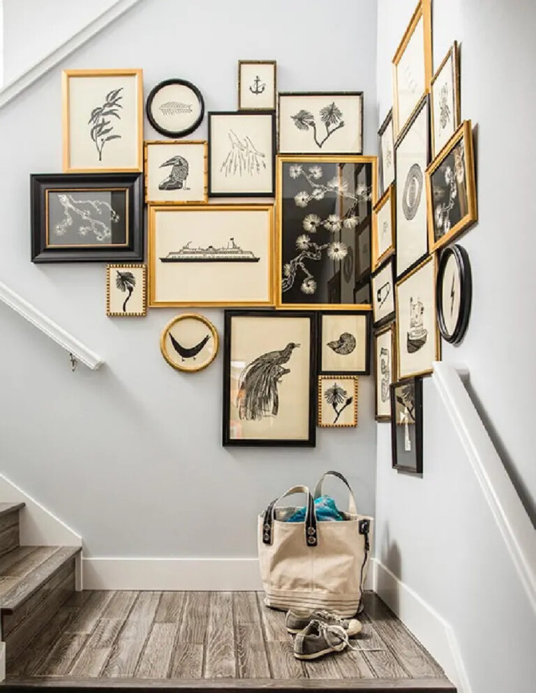 ideas for decorating with frames