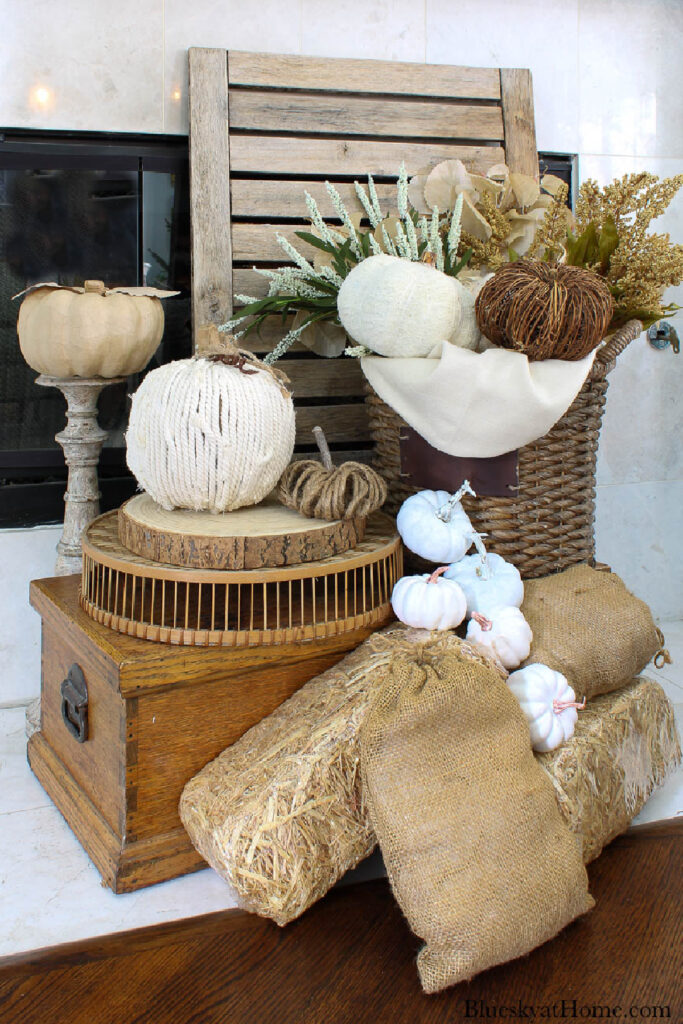 fall basket styling ideas