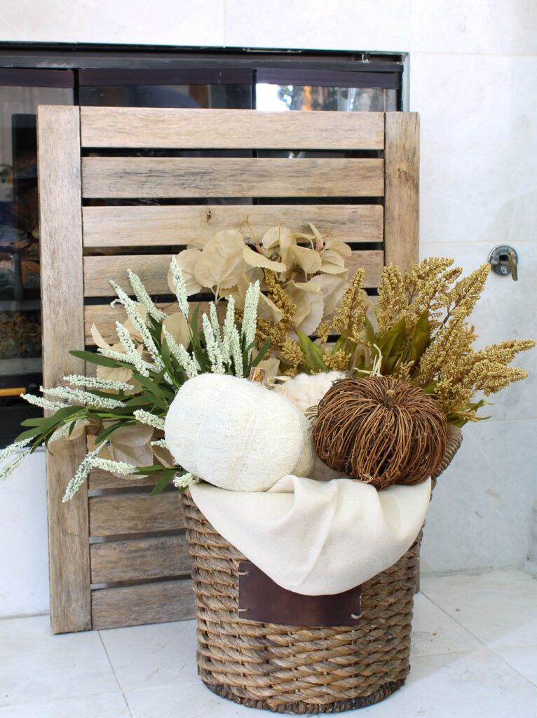 fall basket styling