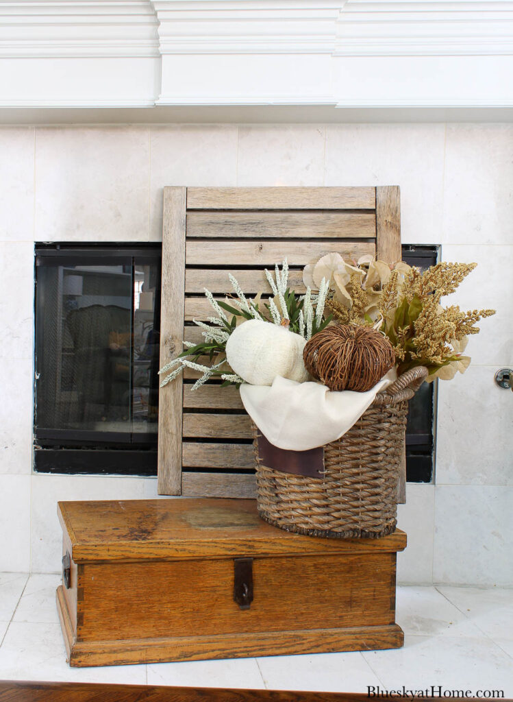 fall basket styling