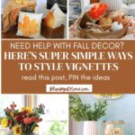 super simple fall vignettes