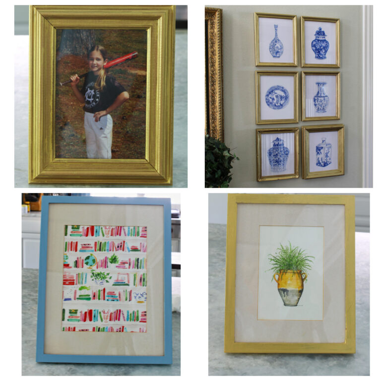 How to Repurpose Old Picture Frames