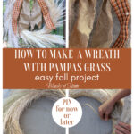 pampas grass wreath for fall