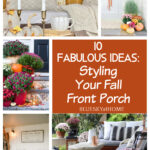 ideas for a fall front porch