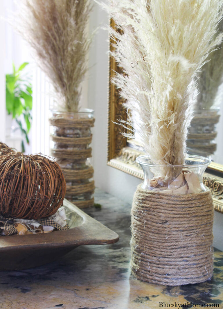 How to Decorate a Glass Vase with Twine Bluesky at Home