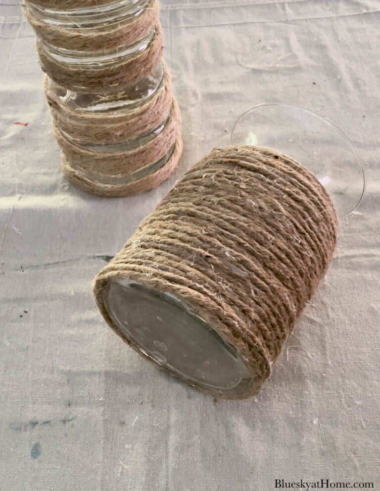 How to Decorate a Glass Vase with Twine Bluesky at Home