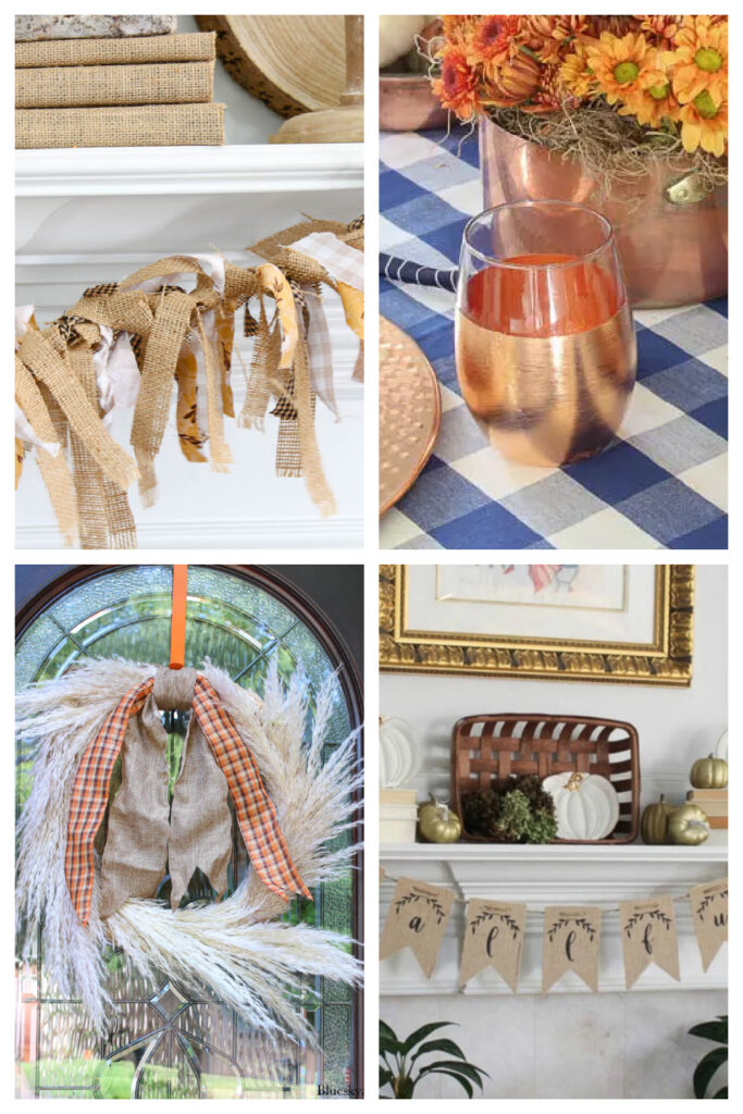 fall DIY projects collage