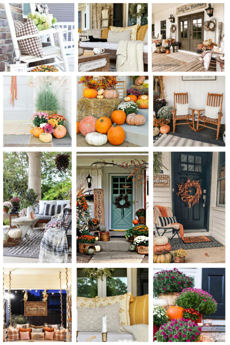 15 Cozy Fall Front Porch Decorating Ideas That Welcome Guests - Bluesky ...